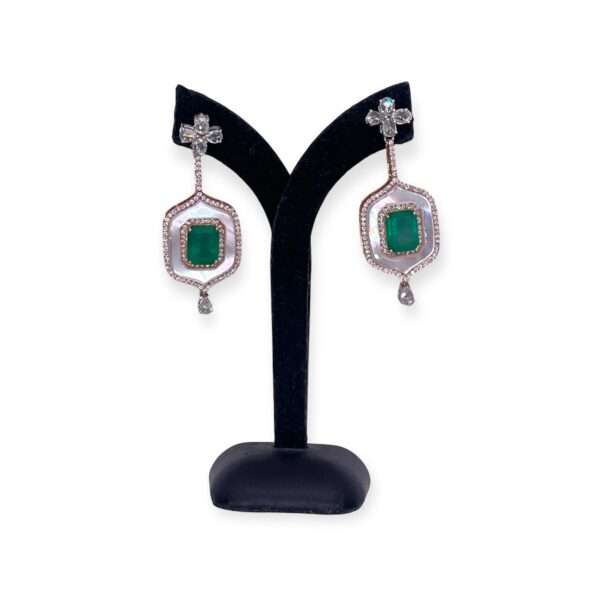 Emerald MOP Earring